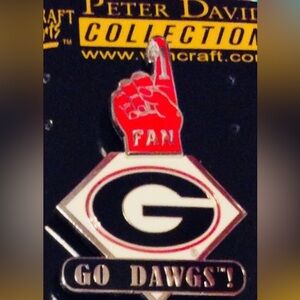 University Georgia Pinback Go Dawgs Bulldogs